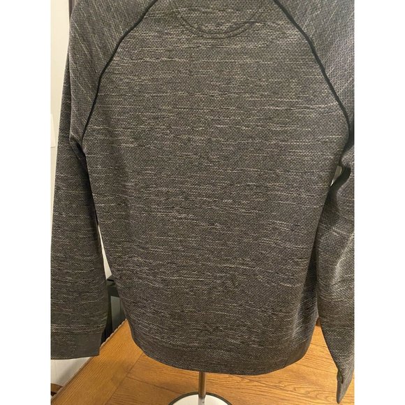 Greg Norman Mock Neck 1/4 Zip Pullover Heather Gray EUC Medium Weight Sz Med - Picture 3 of 8